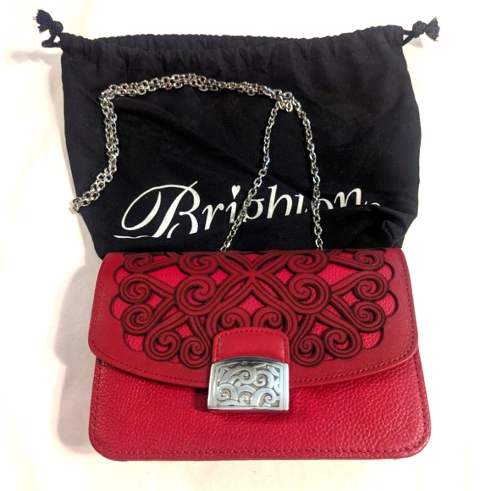 Brighton Ginger Snappy Bag with Brighton Alcazar Snappy Flap w/ dual insert